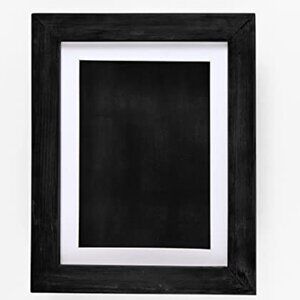 Interchangeable Artwork Frame w/ Storage – 9" x 12" Black